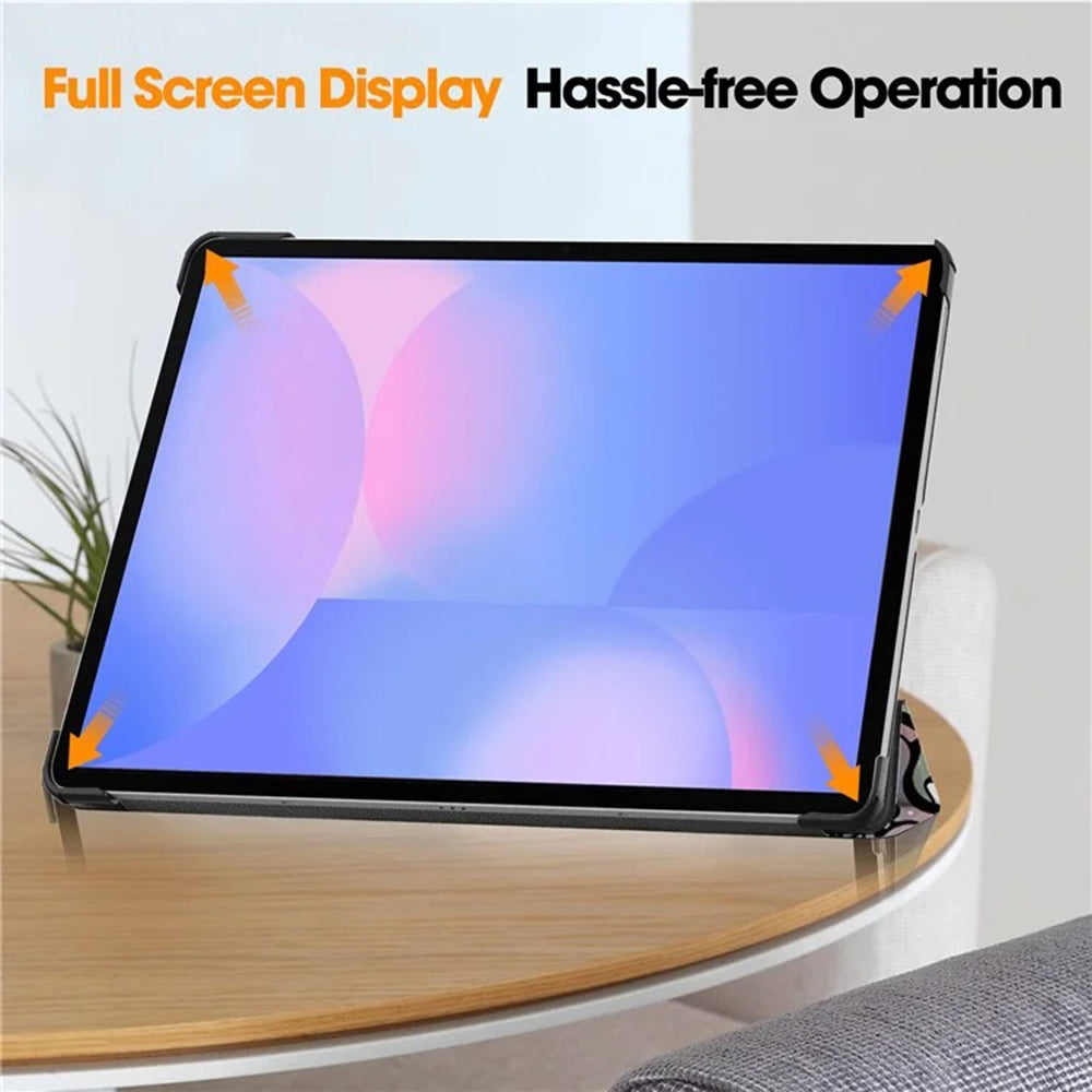 Hoes voor Samsung Galaxy Tab S10 FE+, Techsuit, FoldPro Urban Vibe, Multicolor