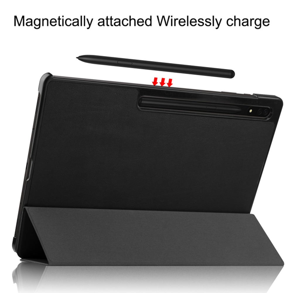 Hoes voor Samsung Galaxy Tab S10+ / Tab S9 FE+ / Tab S9+, Techsuit, FoldPro, Zwart