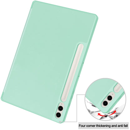 Hoes voor Samsung Galaxy Tab S10+ / Tab S9+, Techsuit, Flex Trifold, Roze