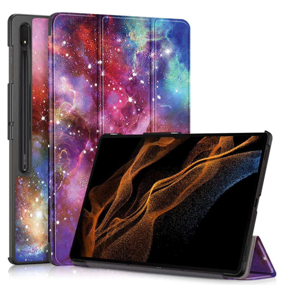 Hoes voor Samsung Galaxy Tab S10 Ultra / Tab S9 Ultra / Tab S8 Ultra, Techsuit, FoldPro Galaxy, Multicolor