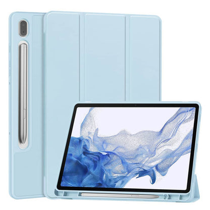 Hoes voor Samsung Galaxy Tab S11 Ultra, Techsuit, Flex Trifold, Blauw