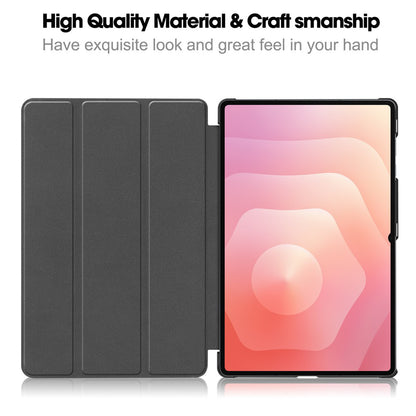 Hoes voor Samsung Galaxy Tab S11 Ultra, Techsuit, FoldPro, Zwart