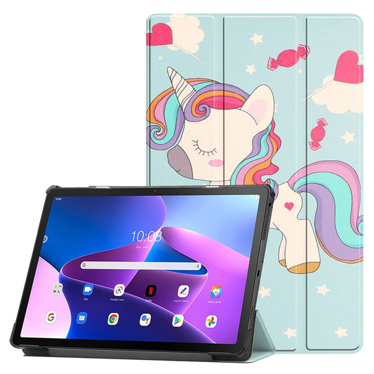 Hoes voor Samsung Galaxy Tab S11 Ultra, Techsuit, FoldPro Unicorn, Meerkleurig