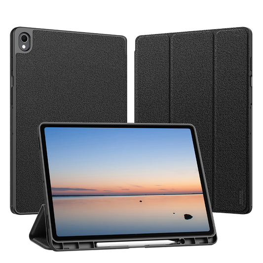 Case for Samsung Galaxy Tab S12 Plus, DUX DUCIS, Domo with Pen Holder, Black