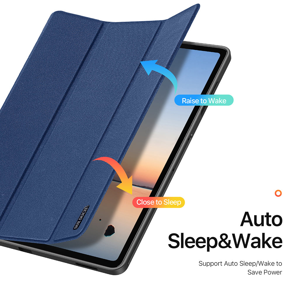 Hoesje voor Samsung Galaxy Tab S12 Plus, DUX DUCIS, Domo met penhouder, roze