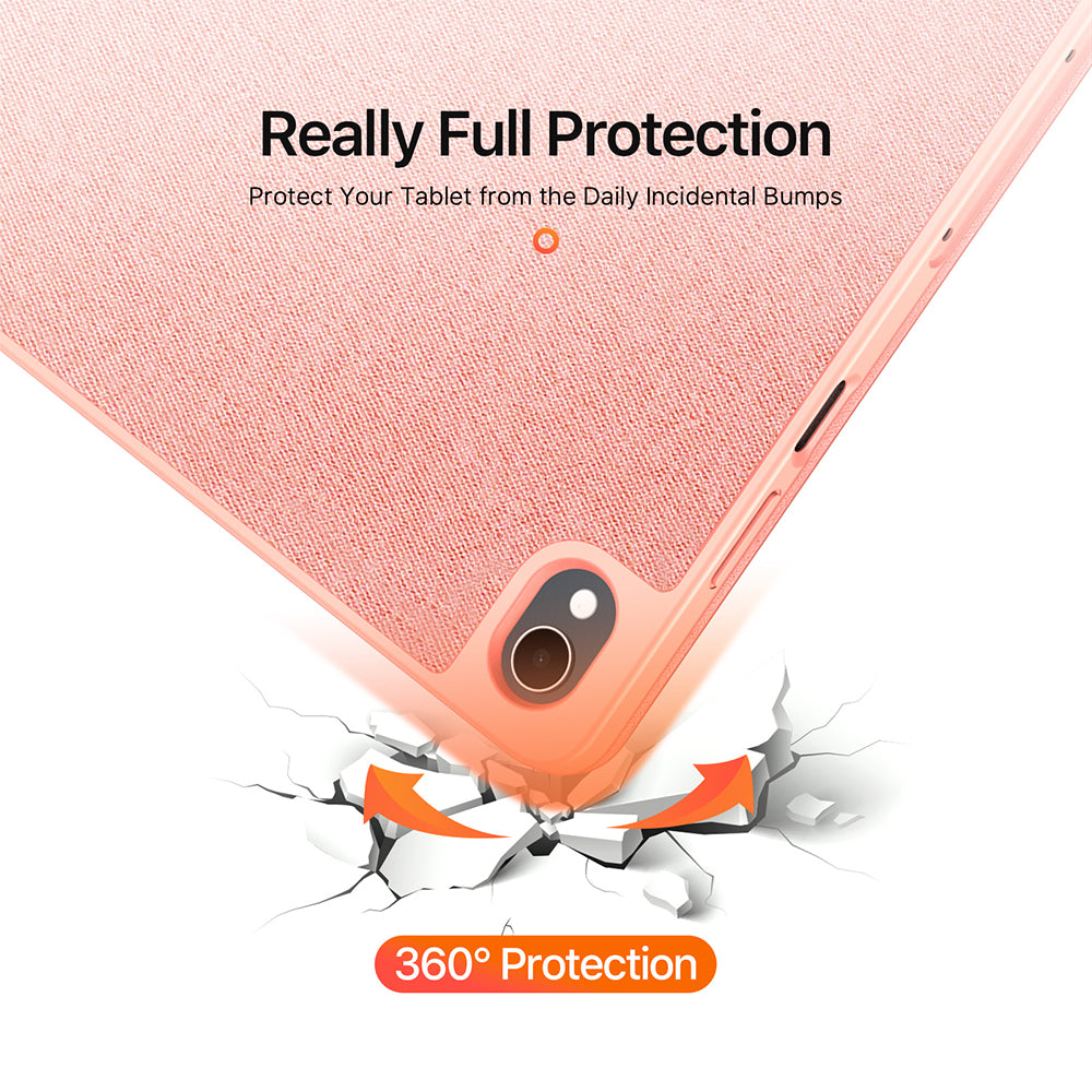 Hoesje voor Samsung Galaxy Tab S12 Plus, DUX DUCIS, Domo met penhouder, roze