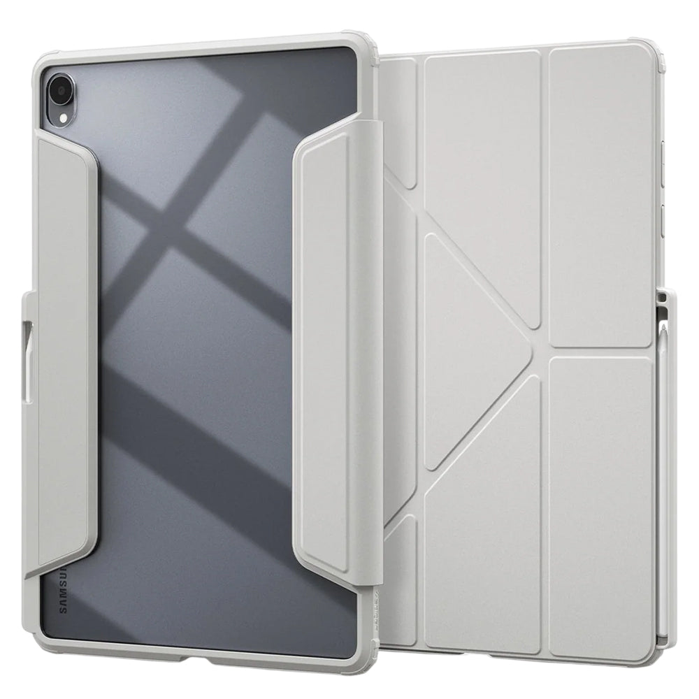 Hoes voor Samsung Galaxy Tab S12 Plus, Spigen, Air Skin Pro, grijs ACS11824