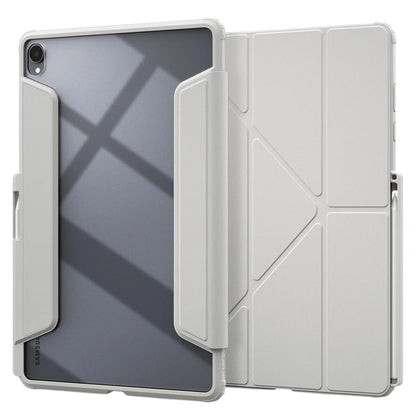 Hoes voor Samsung Galaxy Tab S12 Plus, Spigen, Air Skin Pro, grijs ACS11824
