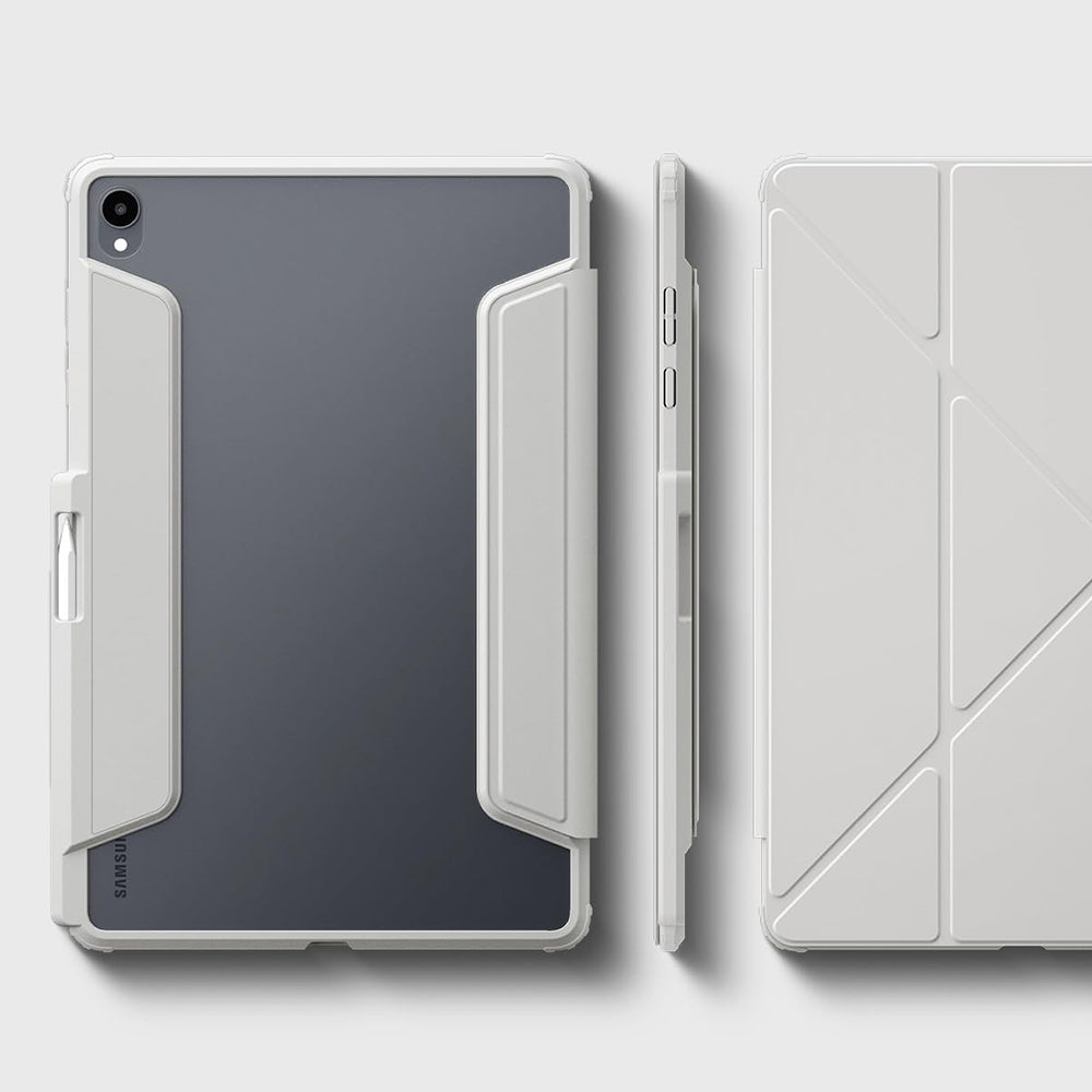 Hoes voor Samsung Galaxy Tab S12 Plus, Spigen, Air Skin Pro, grijs ACS11824