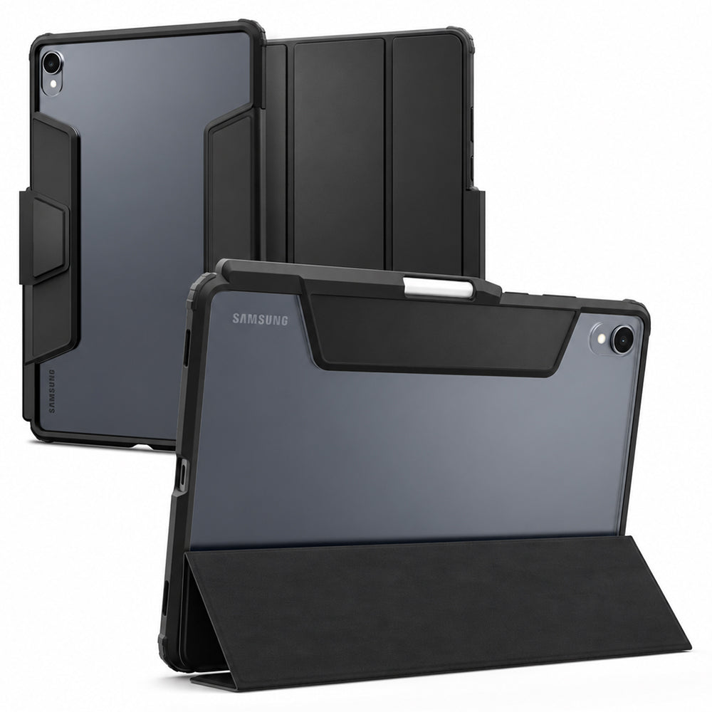 Hoes voor Samsung Galaxy Tab S12 Plus, Spigen, Ultra Hybrid Pro, zwart ACS11825