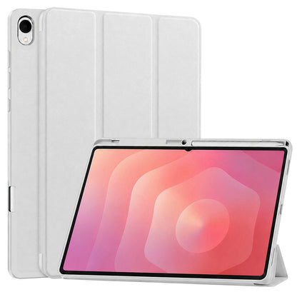 Hoes voor Samsung Galaxy Tab S12 Plus, Techsuit, Flex Trifold, Grijs