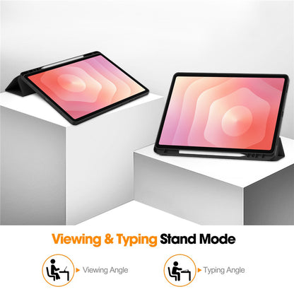 Hoes voor Samsung Galaxy Tab S12 Plus, Techsuit, Flex Trifold, Groen