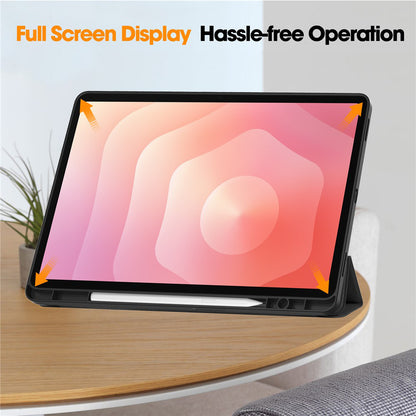 Hoes voor Samsung Galaxy Tab S12 Plus, Techsuit, Flex Trifold, Groen