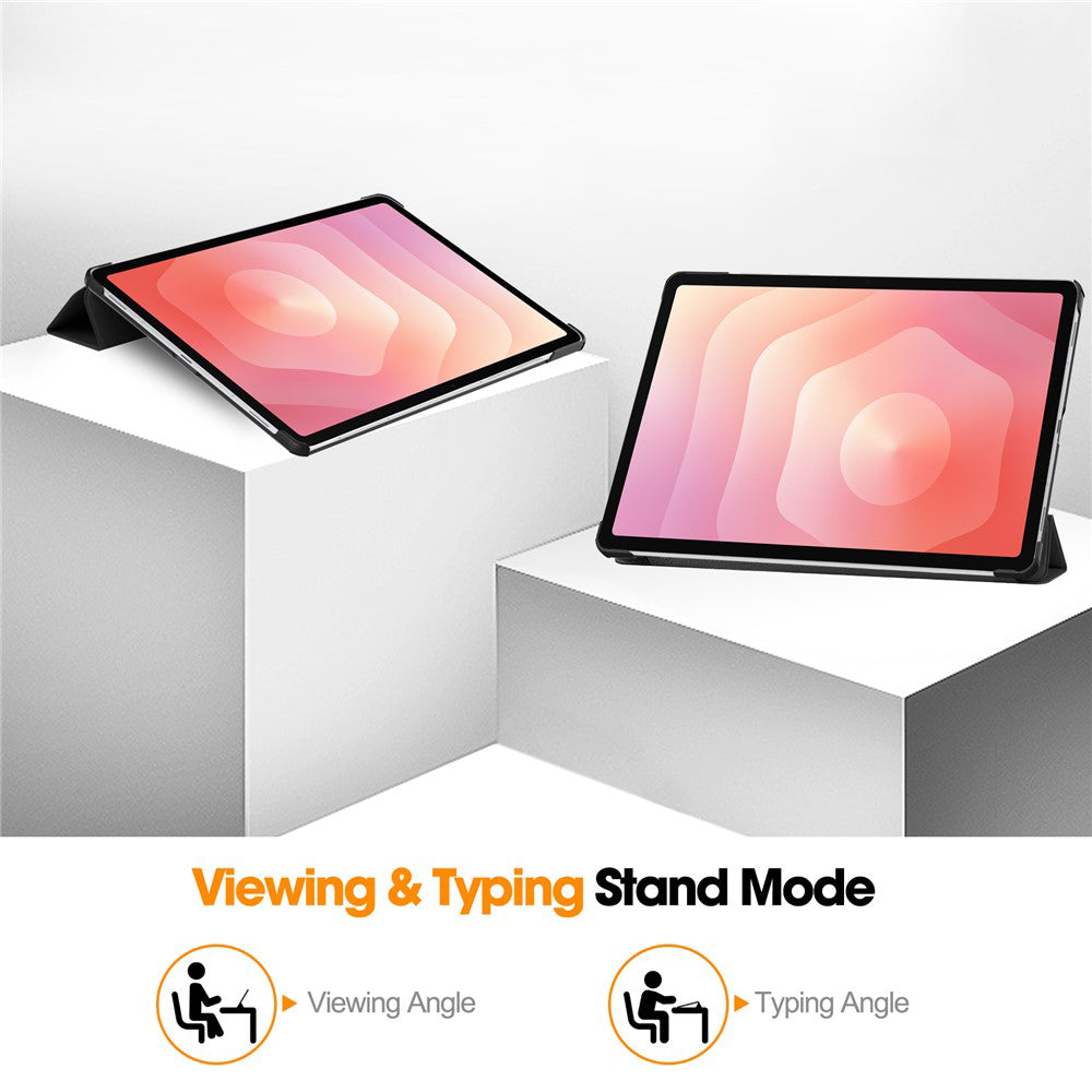 Hoes voor Samsung Galaxy Tab S12 Plus, Techsuit, FoldPro, Roze Goud