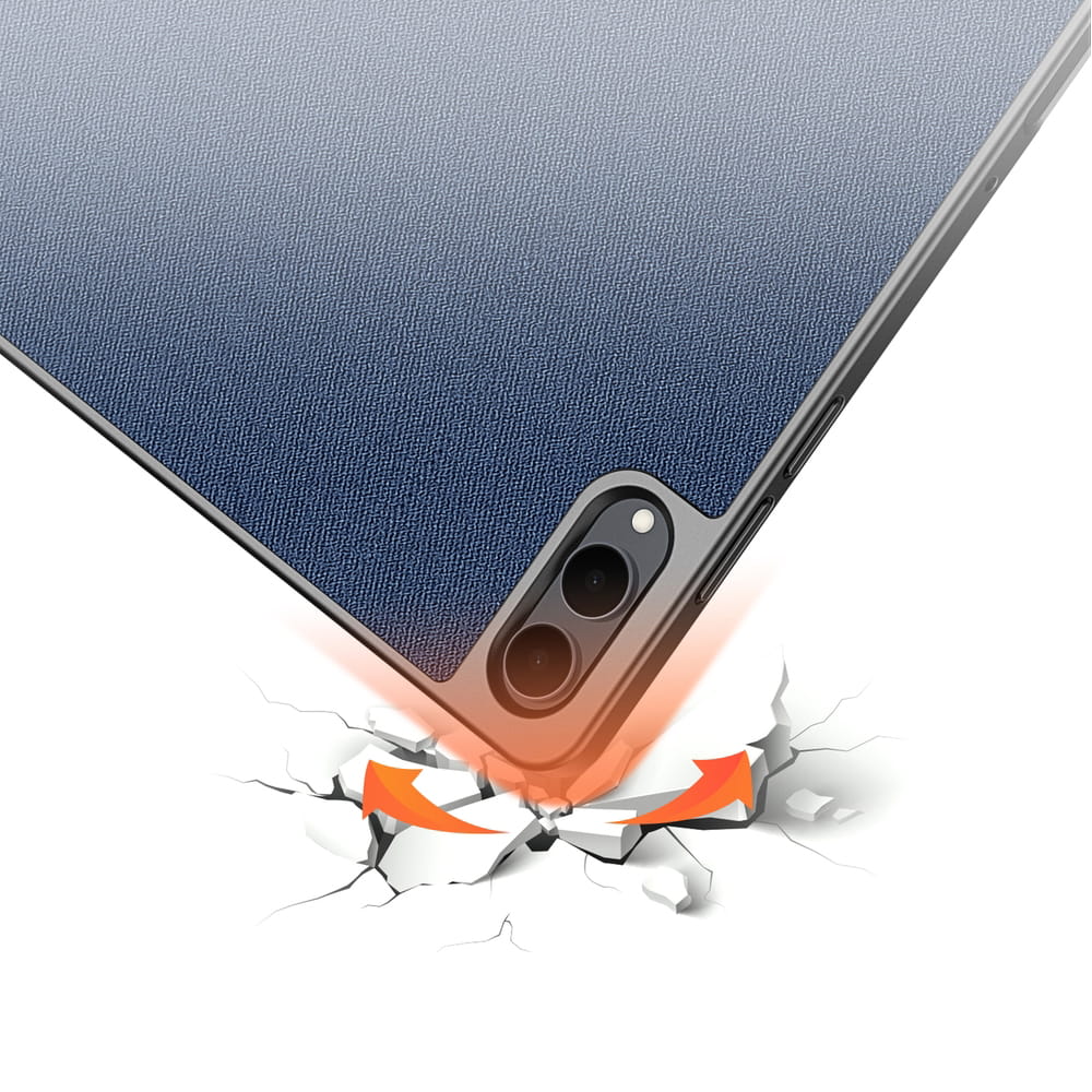 Hoes voor Samsung Galaxy Tab S12 Ultra / Tab S11 Ultra, DUX DUCIS, Domo met penhouder, blauw