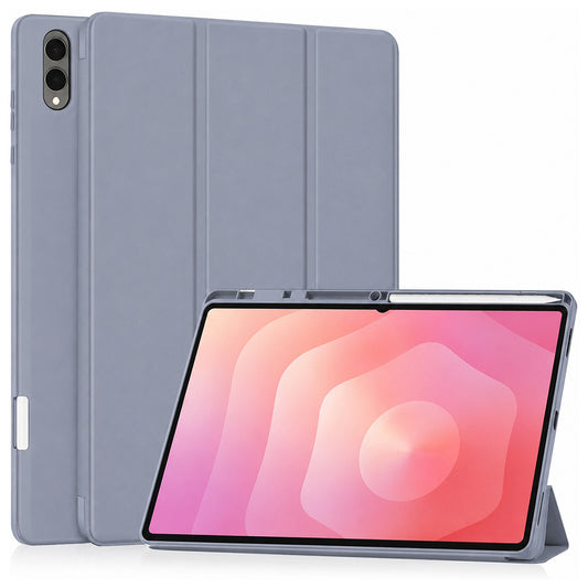 Hoes voor Samsung Galaxy Tab S12 Ultra / Tab S11 Ultra, Techsuit, Flex Trifold, Paars