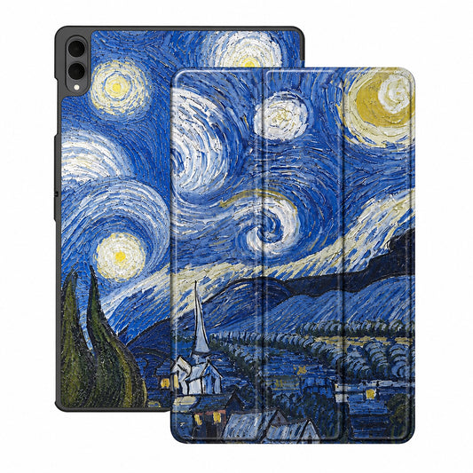 Hoes voor Samsung Galaxy Tab S12 Ultra / Tab S11 Ultra, Techsuit, FoldPro Starry Night, Multicolor