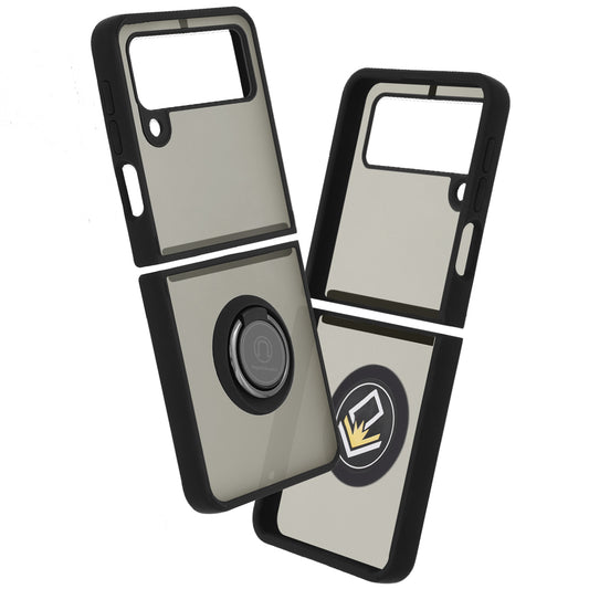 Hoesje voor Samsung Galaxy Z Flip3 5G F711, Techsuit, Glinth, Zwart