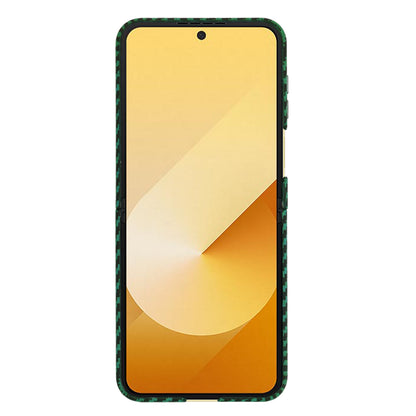 Hoes voor Samsung Galaxy Z Flip7 FE F761 / Z Flip6 F741, Techsuit, Carbonite FiberShell, Groen