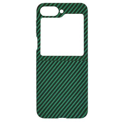 Hoes voor Samsung Galaxy Z Flip7 FE F761 / Z Flip6 F741, Techsuit, Carbonite FiberShell, Groen