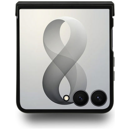 Hoes voor Samsung Galaxy Z Flip8 F776, Karl Lagerfeld, Karl & Choupette Head Pin, Zwart
