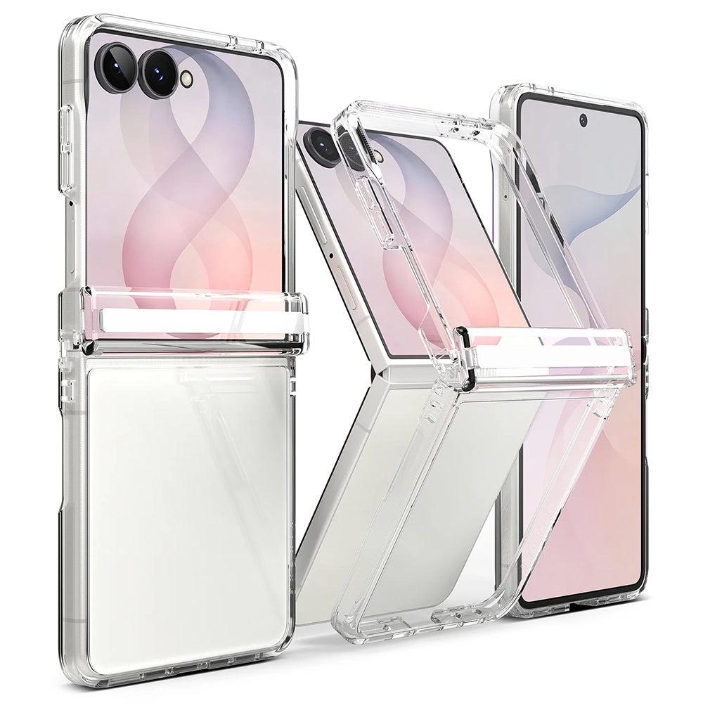 Hoes voor Samsung Galaxy Z Flip8 F776, Ringke, Fusion Flap, Transparant