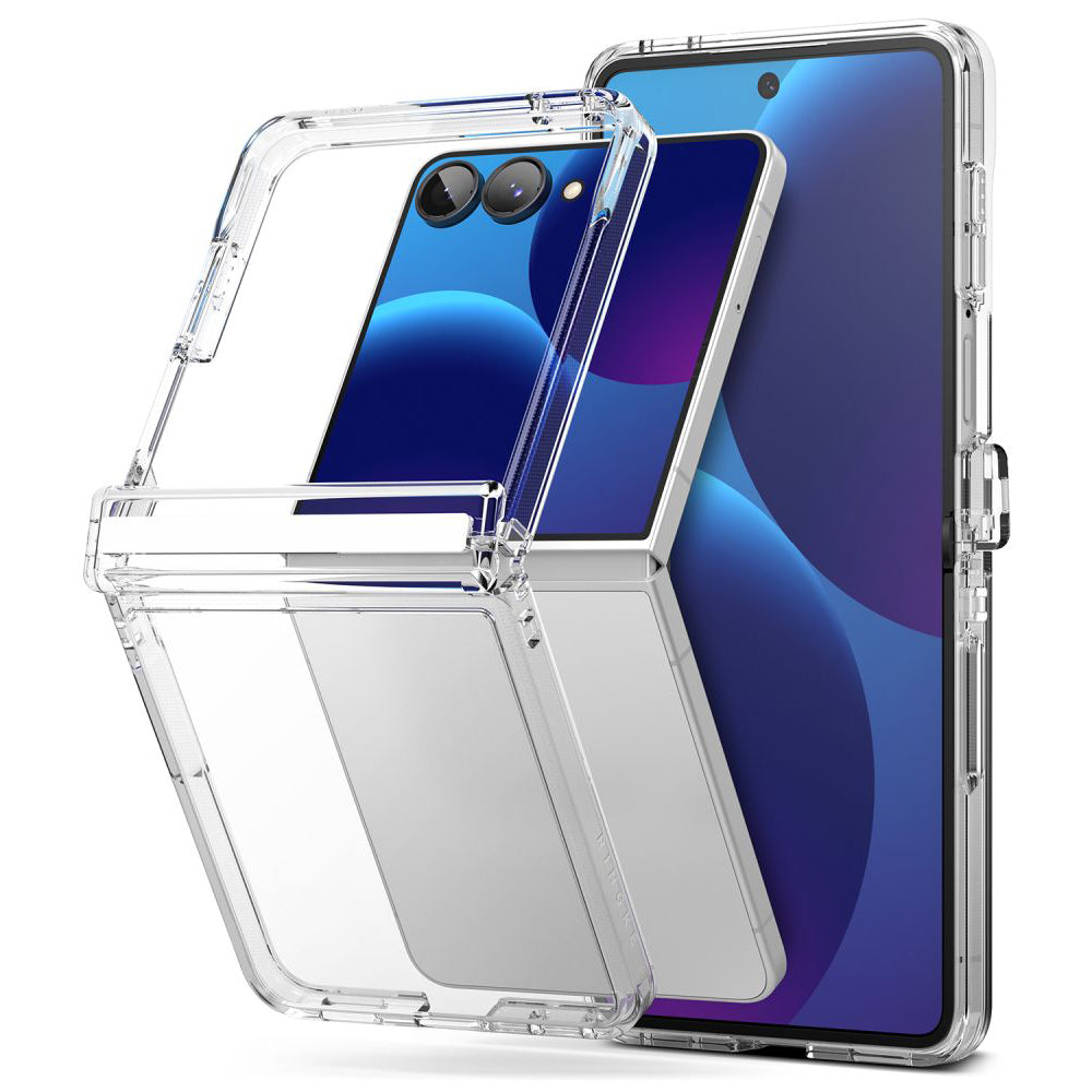 Hoes voor Samsung Galaxy Z Flip8 F776, Ringke, Fusion Flap, Transparant