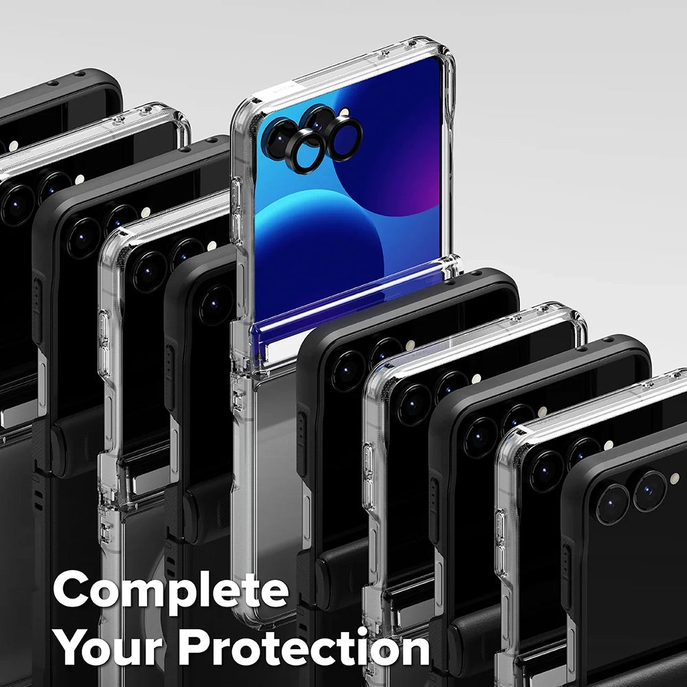 Hoes voor Samsung Galaxy Z Flip8 F776, Ringke, Fusion Flap, Transparant