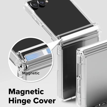Hoes voor Samsung Galaxy Z Flip8 F776, Ringke, Fusion Flap, Transparant