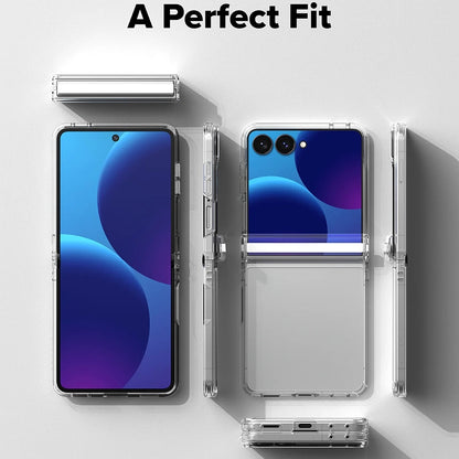 Hoes voor Samsung Galaxy Z Flip8 F776, Ringke, Fusion Flap, Transparant