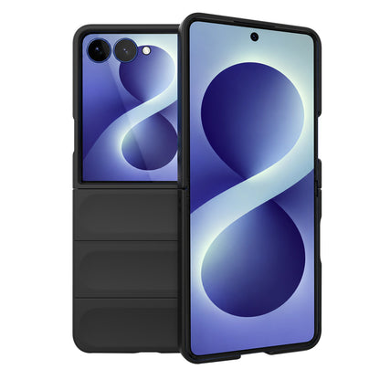 Hoes voor Samsung Galaxy Z Flip8 F776, Techsuit, Magic Shield, Zwart
