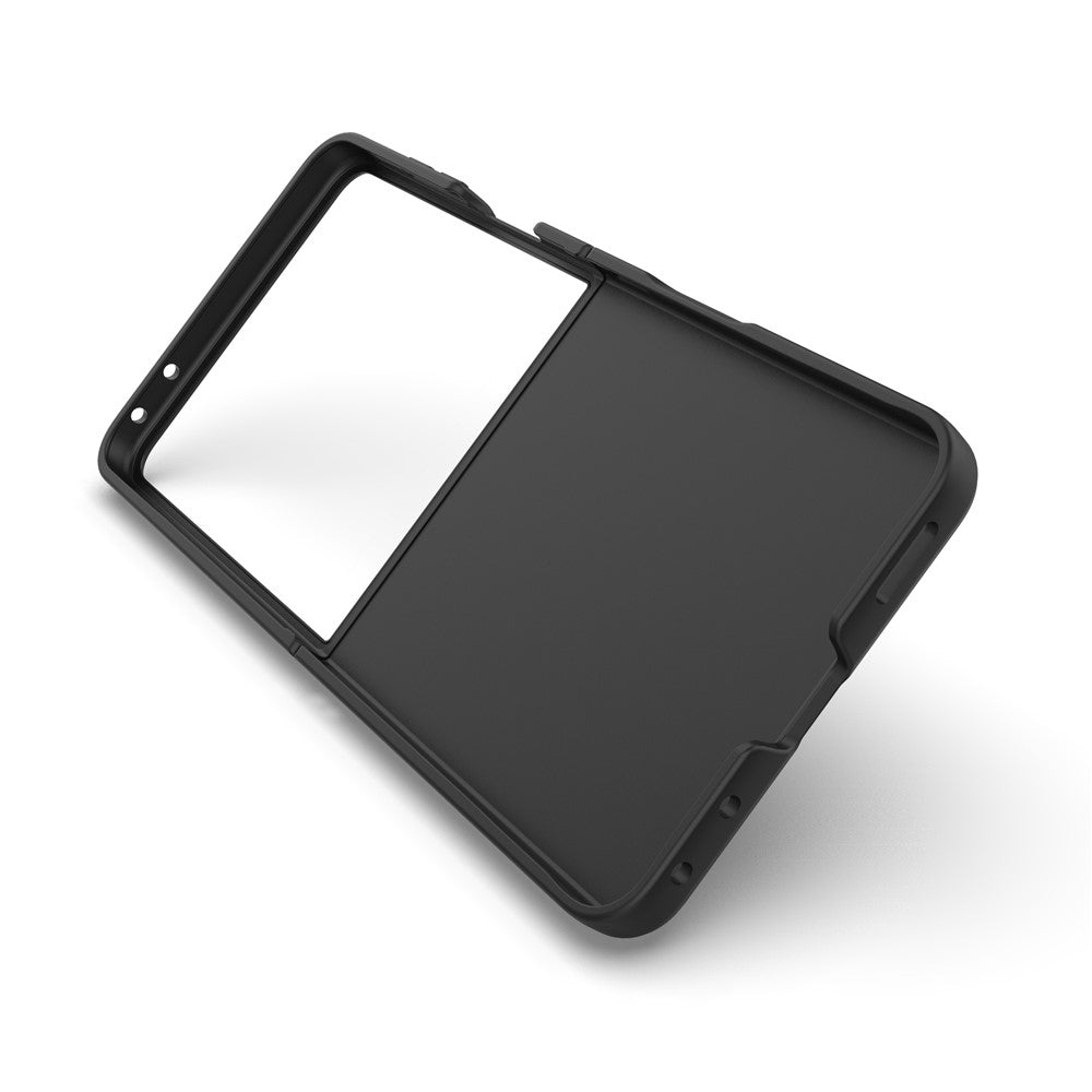 Hoes voor Samsung Galaxy Z Flip8 F776, Techsuit, Magic Shield, Zwart