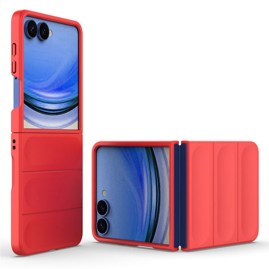 Hoesje voor Samsung Galaxy Z Flip8 F776, Techsuit, Magic Shield, Rood