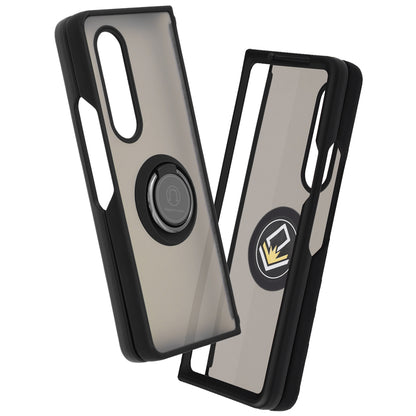 Hoes voor Samsung Galaxy Z Fold3 5G F926, Techsuit, Glinth, Zwart