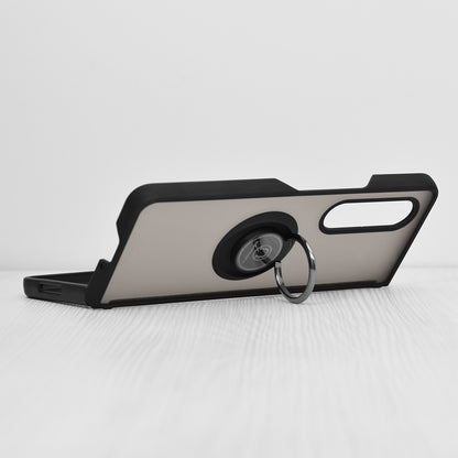 Hoes voor Samsung Galaxy Z Fold3 5G F926, Techsuit, Glinth, Zwart