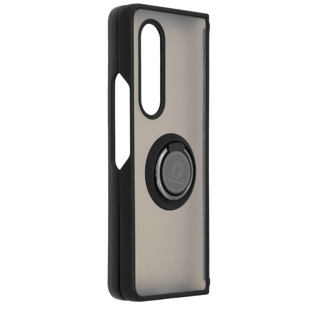 Hoes voor Samsung Galaxy Z Fold3 5G F926, Techsuit, Glinth, Zwart