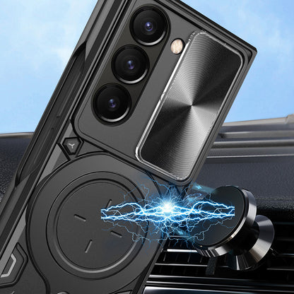 Hoes voor Samsung Galaxy Z Fold5 F946, Techsuit, CamGuard Pro, Zwart
