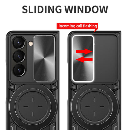 Hoes voor Samsung Galaxy Z Fold5 F946, Techsuit, CamGuard Pro, Zwart
