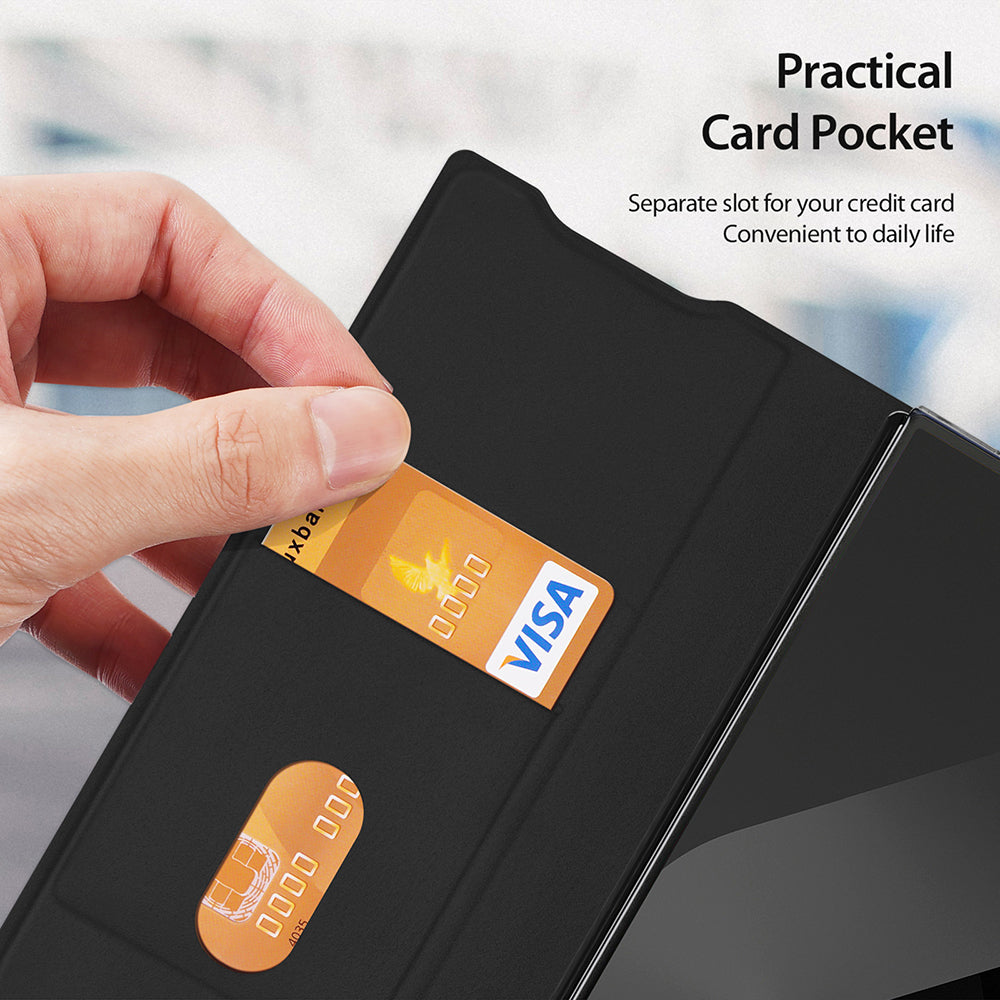 Hoes voor Samsung Galaxy Z Fold6 F956, DUX DUCIS, Bril, Blauw