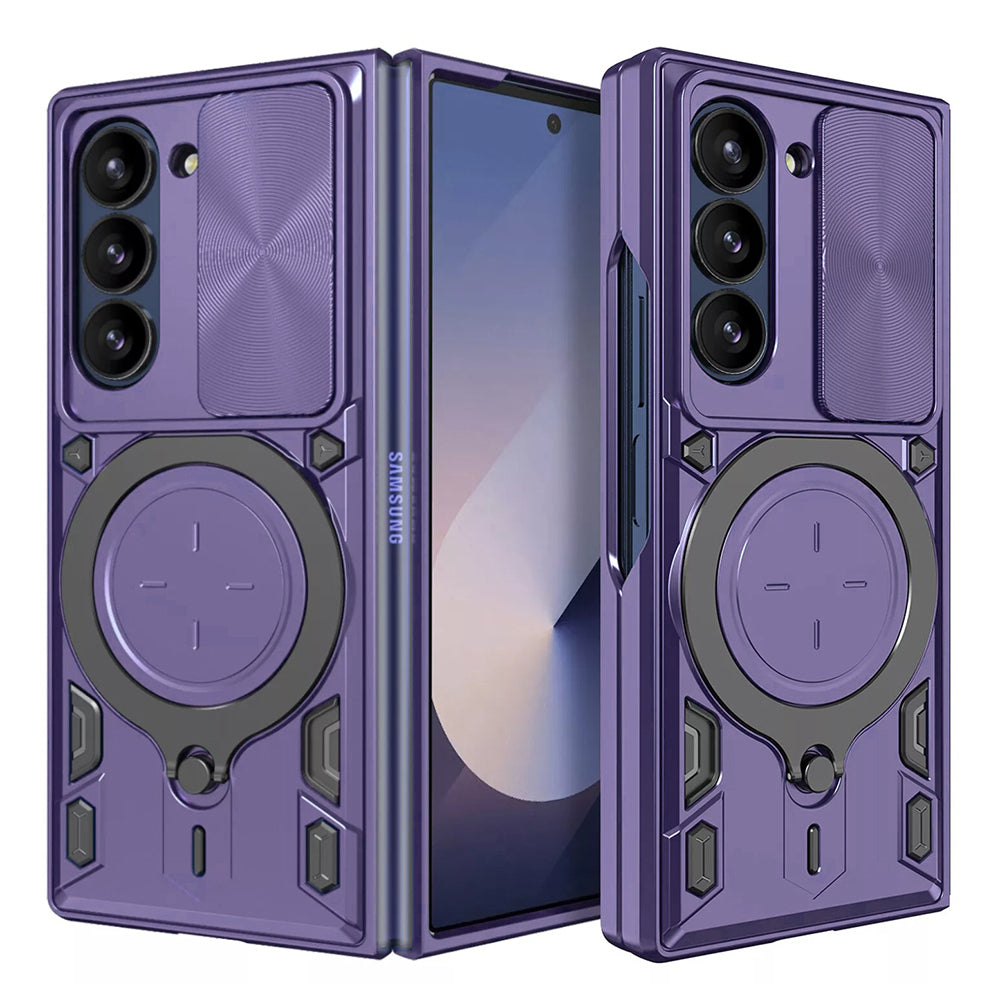 Case for Samsung Galaxy Z Fold6 F956, Techsuit, CamGuard Pro, Purple