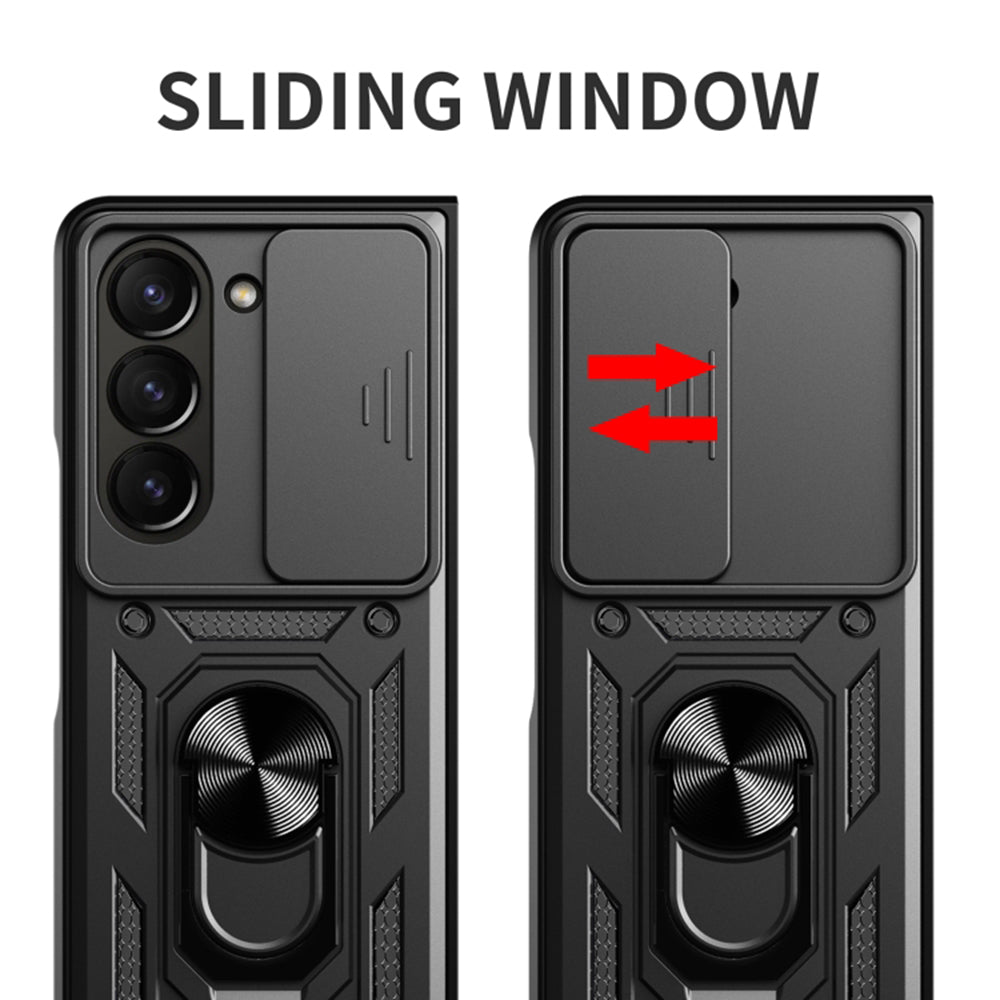 Hoes voor Samsung Galaxy Z Fold6 F956, Techsuit, CamShield, Roze