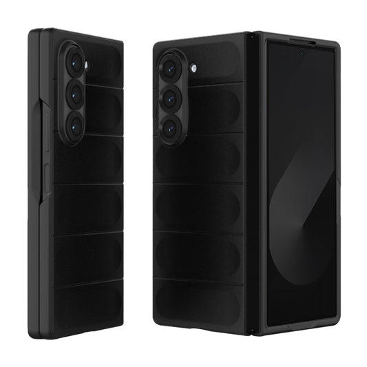 Hoes voor Samsung Galaxy Z Fold6 F956, Techsuit, Magic Shield, Zwart