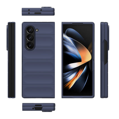Hoes voor Samsung Galaxy Z Fold6 F956, Techsuit, Magic Shield, Rood