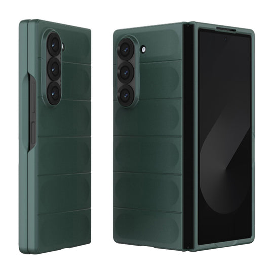 Hoes voor Samsung Galaxy Z Fold6 F956, Techsuit, Magic Shield, Groen