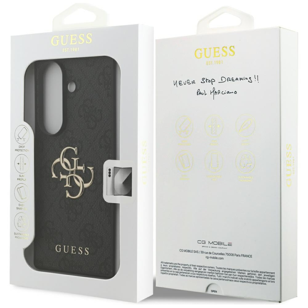 Hoes voor Samsung Galaxy Z Fold7 F966, Guess, 4G Big Logo, Zwart