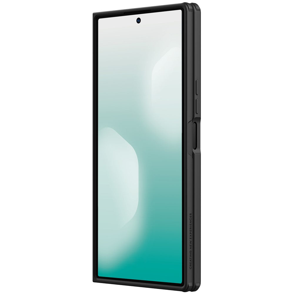 Hoes voor Samsung Galaxy Z Fold7 F966, Nillkin, Flex Pure met S-Pen houder, Zwart