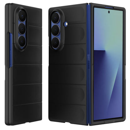 Hoes voor Samsung Galaxy Z Fold7 F966, Techsuit, Magic Shield, Zwart