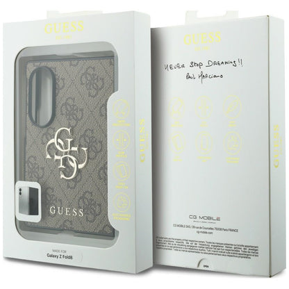 Hoes voor Samsung Galaxy Z Fold8 F971, Guess, 4G Big Logo, Bruin