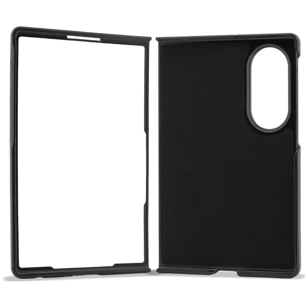 Hoes voor Samsung Galaxy Z Fold8 F971, Karl Lagerfeld, Saffiano Karl & Choupette Metalen Speld, Zwart