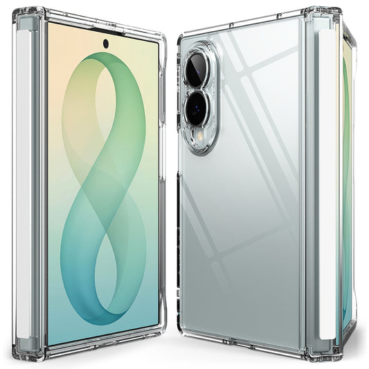 Hoes voor Samsung Galaxy Z Fold8 F971, Ringke, Fusion Flap, Transparant